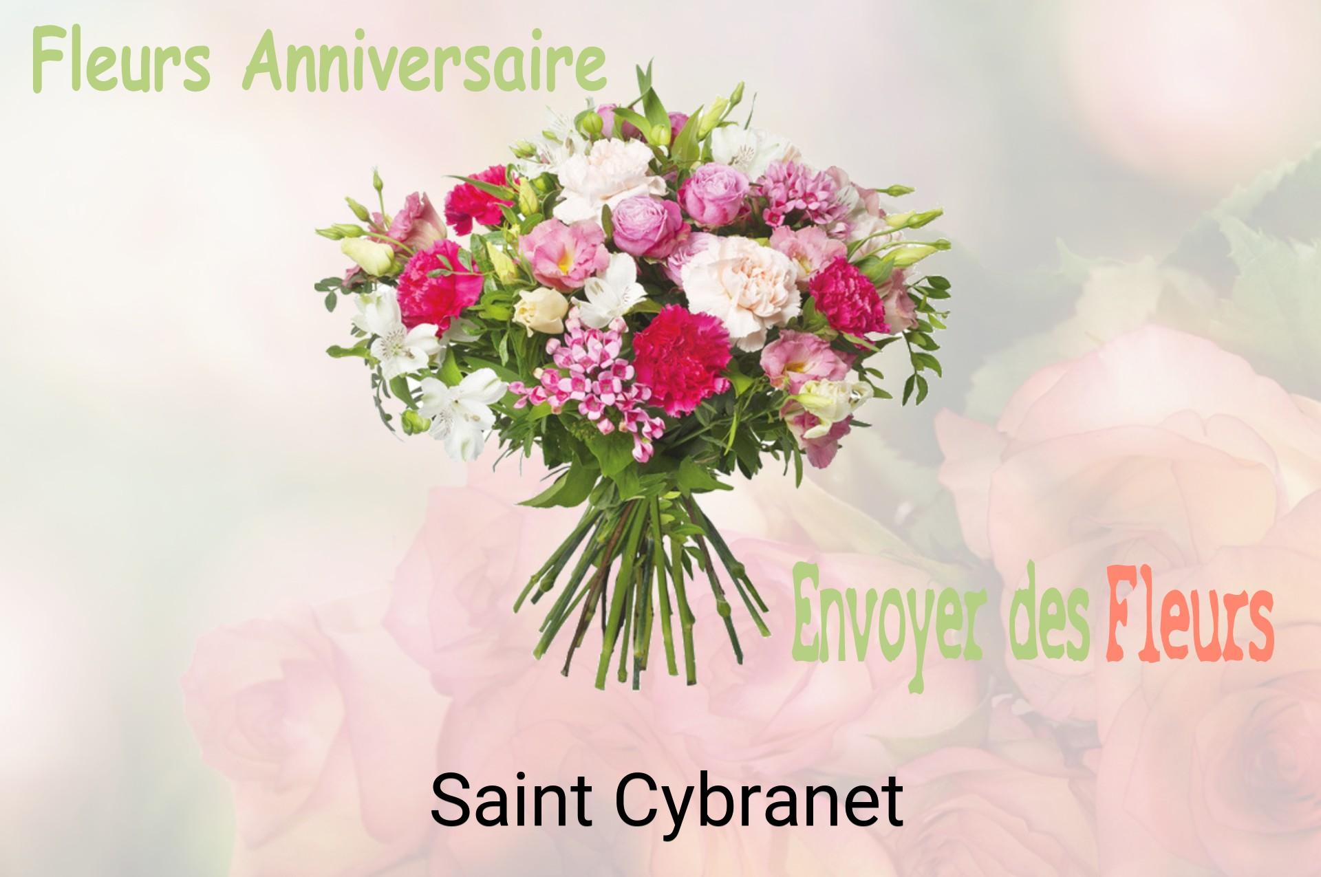 Bouquet de fleurs d’anniversaire livré à Saint-Cybranet